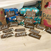 Christmas stocking tags, tags for Christmas gifts, tags for Christmas stockings - Coastal Chaos LLC