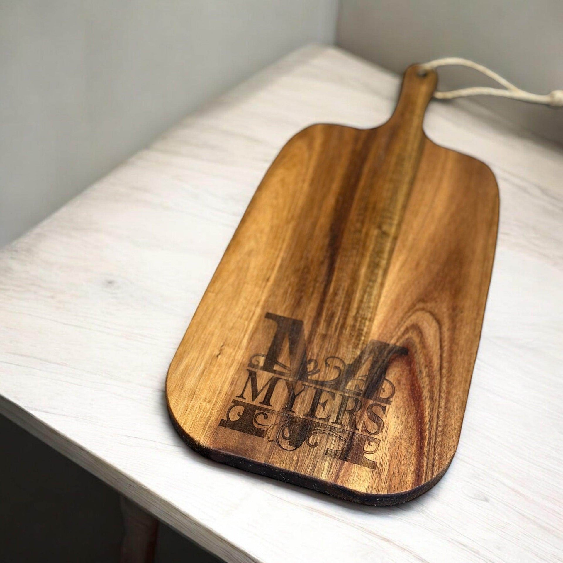Personalized cutting board, cutting board gift, wedding and anniversary gift - Coastal Chaos LLC