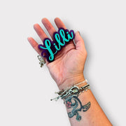 Personalized keychain, custom backpack tag - Coastal Chaos LLC