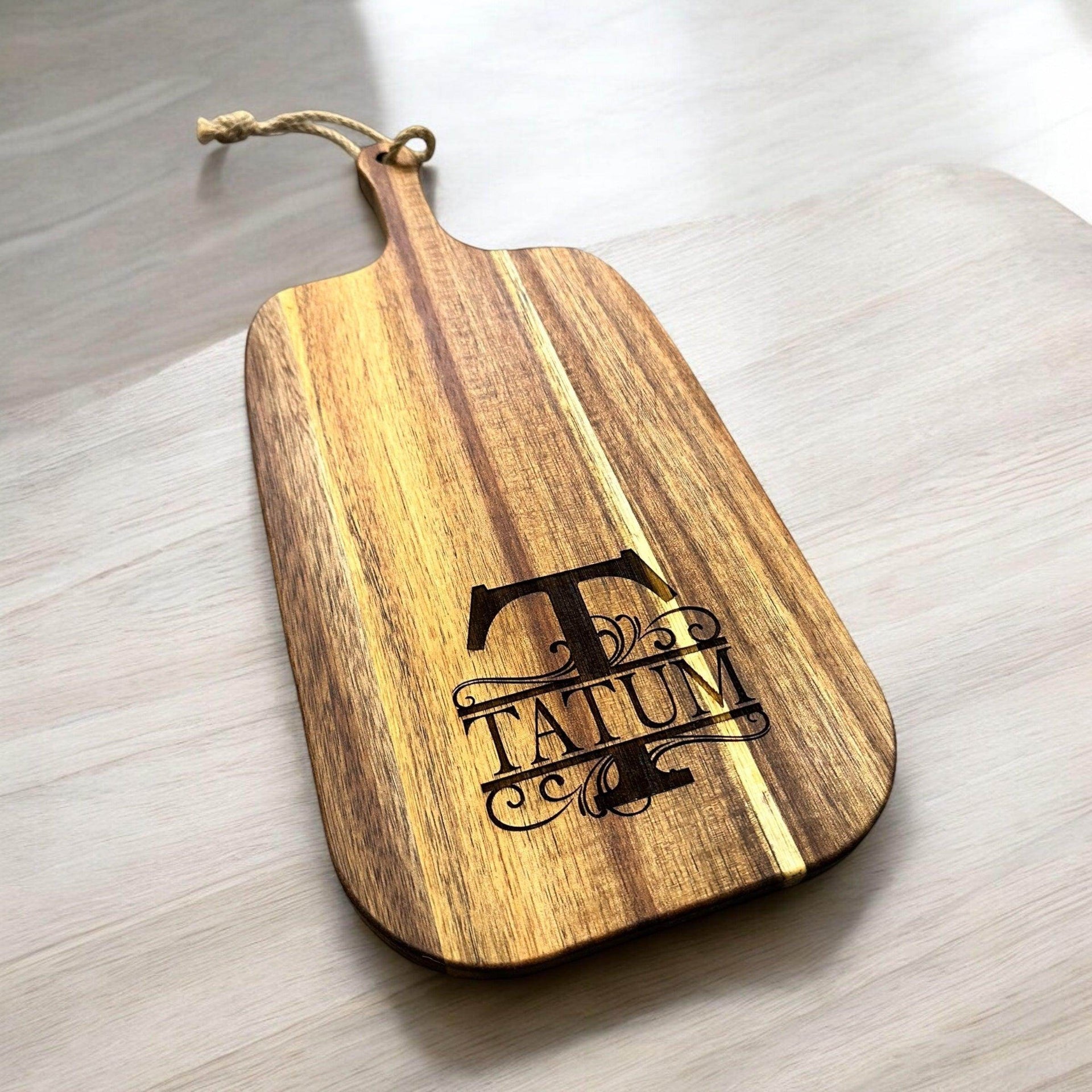 Personalized cutting board, cutting board gift, wedding and anniversary gift - Coastal Chaos LLC