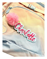 Personalized keychain, custom backpack tag - Coastal Chaos LLC