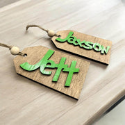 Christmas stocking tags, tags for Christmas gifts, tags for Christmas stockings - Coastal Chaos LLC