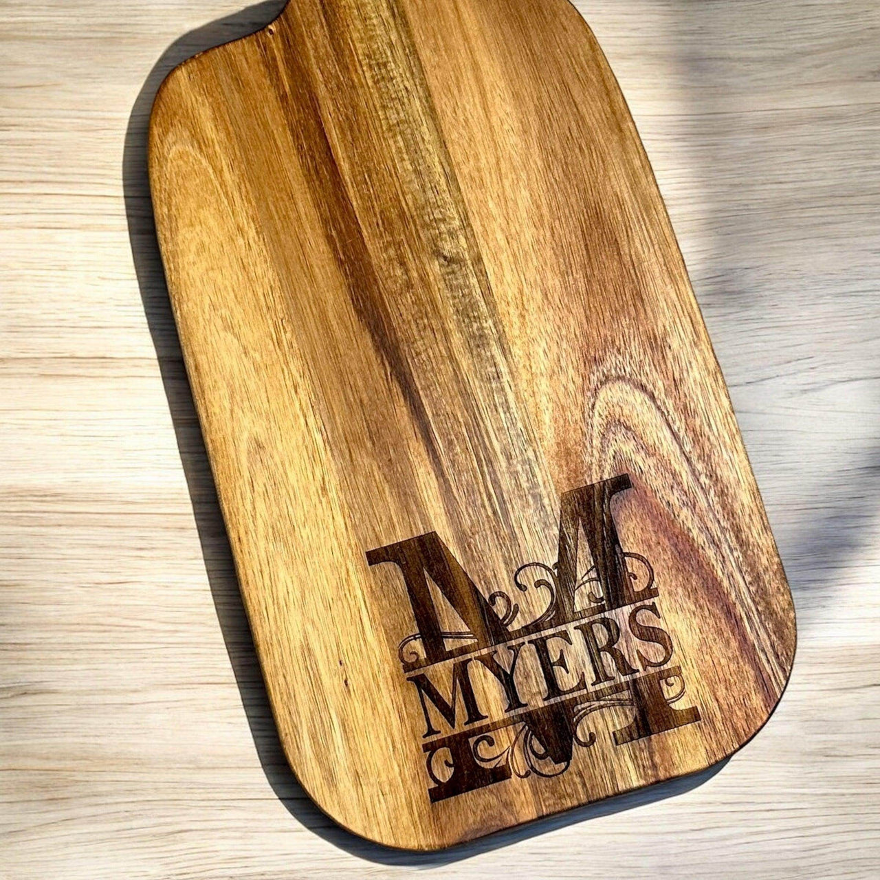 Personalized cutting board, cutting board gift, wedding and anniversary gift - Coastal Chaos LLC