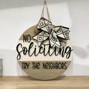 No soliciting welcome sign - Coastal Chaos LLC
