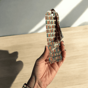 Custom made bookmark, bookish bookmark, acrylic bookmark with books - Coastal Chaos LLC