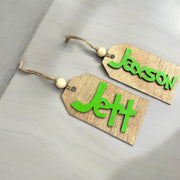 Christmas stocking tags, tags for Christmas gifts, tags for Christmas stockings - Coastal Chaos LLC