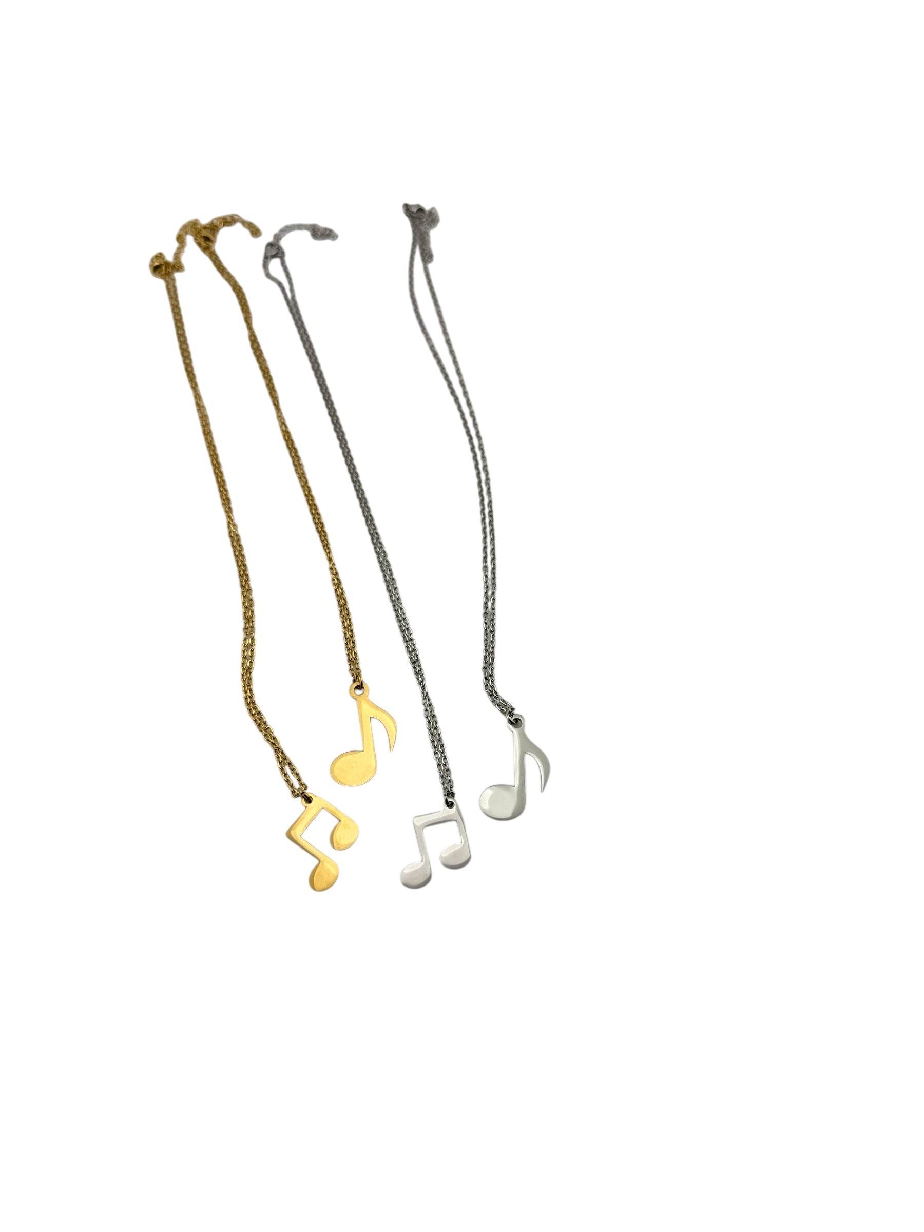 Custom Music Note Necklace - Coastal Chaos LLC