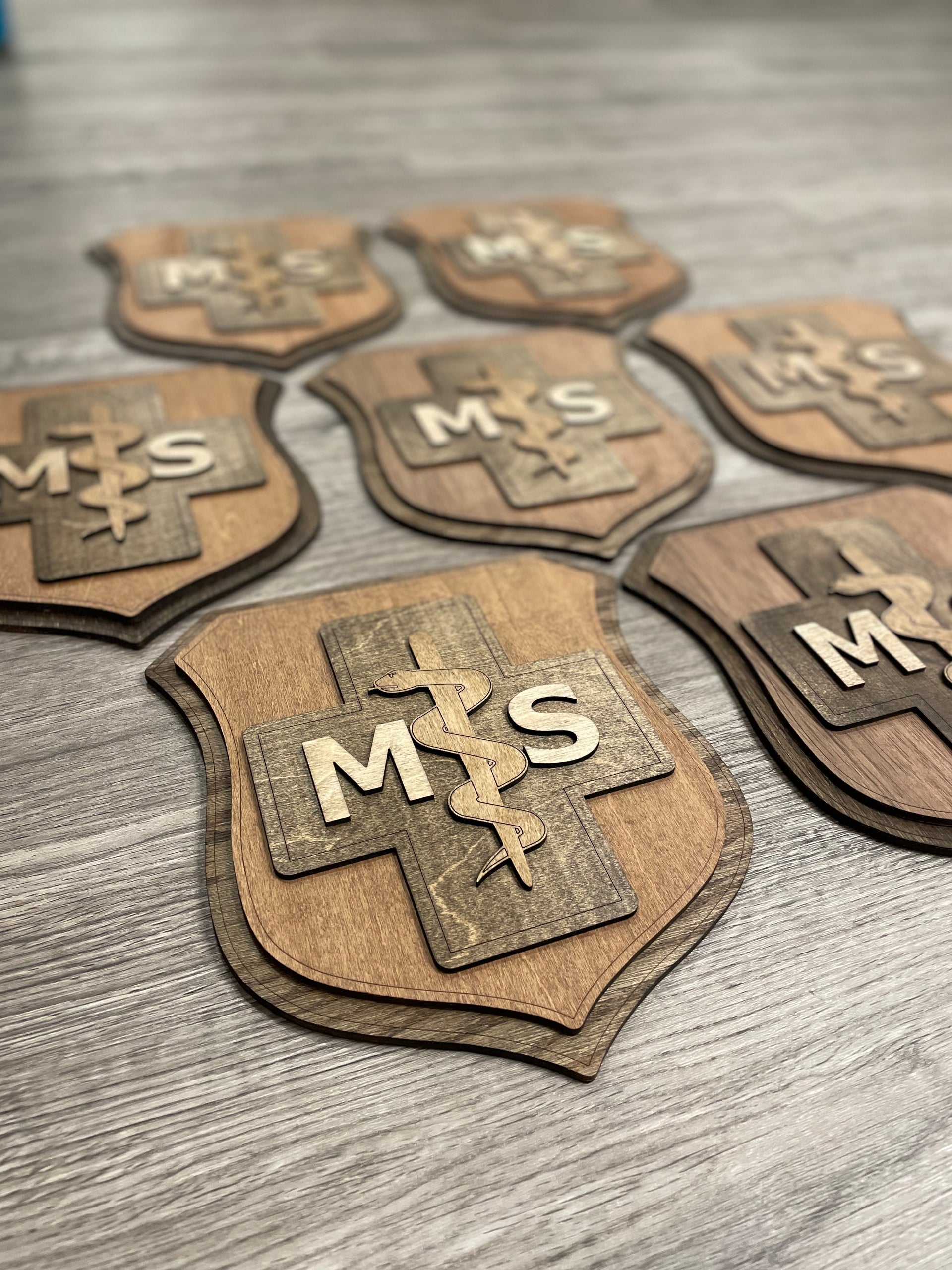 Custom MSC Shield Plaque – Laser Engraved Medical Service Corps Award | Personalized Military Retirement, Promotion, or Going Away Gift - Coastal Chaos LLC